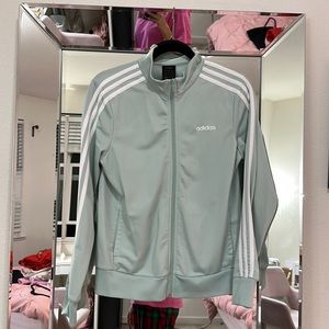 Adidas mint green track jacket